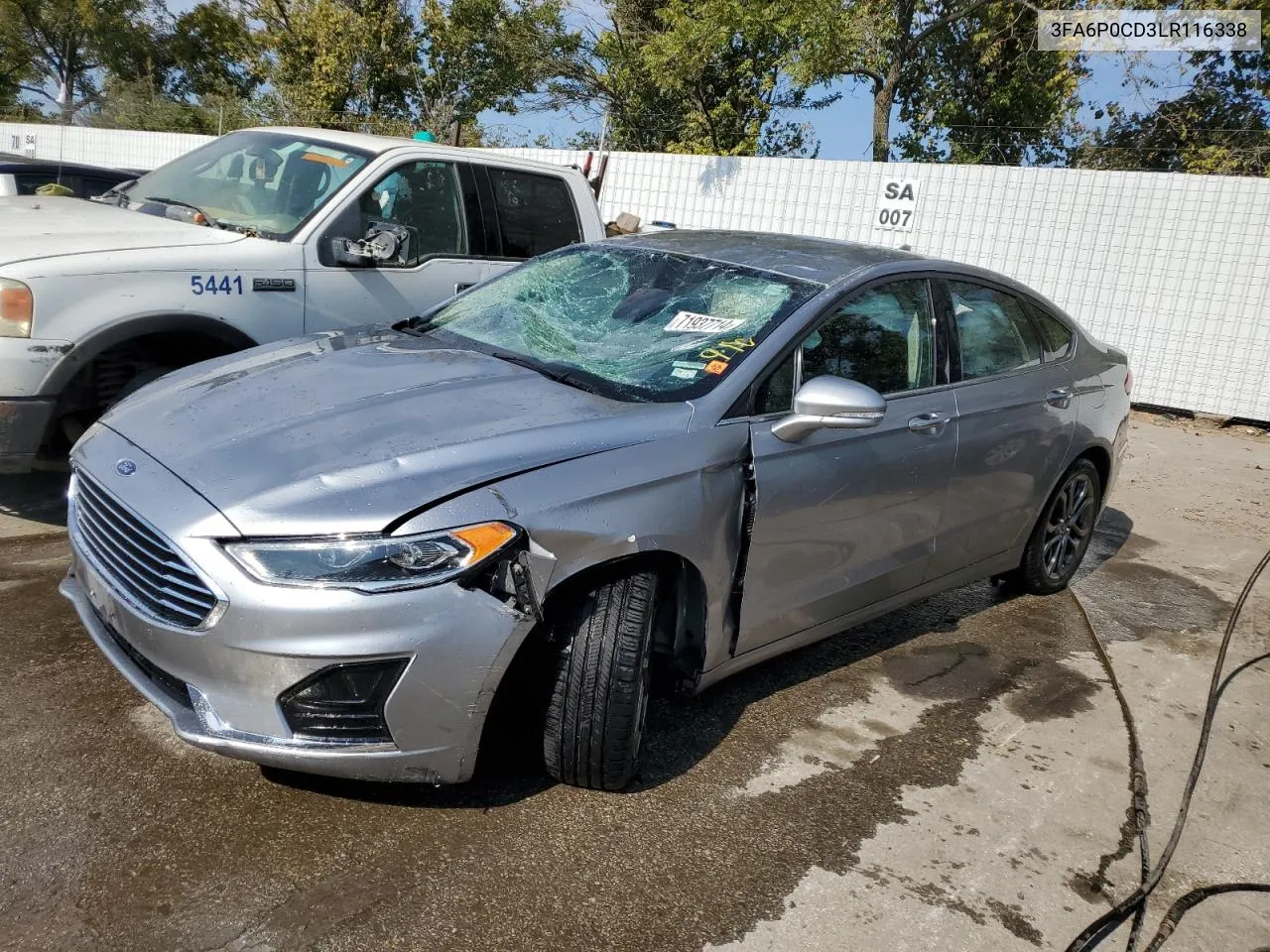 3FA6P0CD3LR116338 2020 Ford Fusion Sel