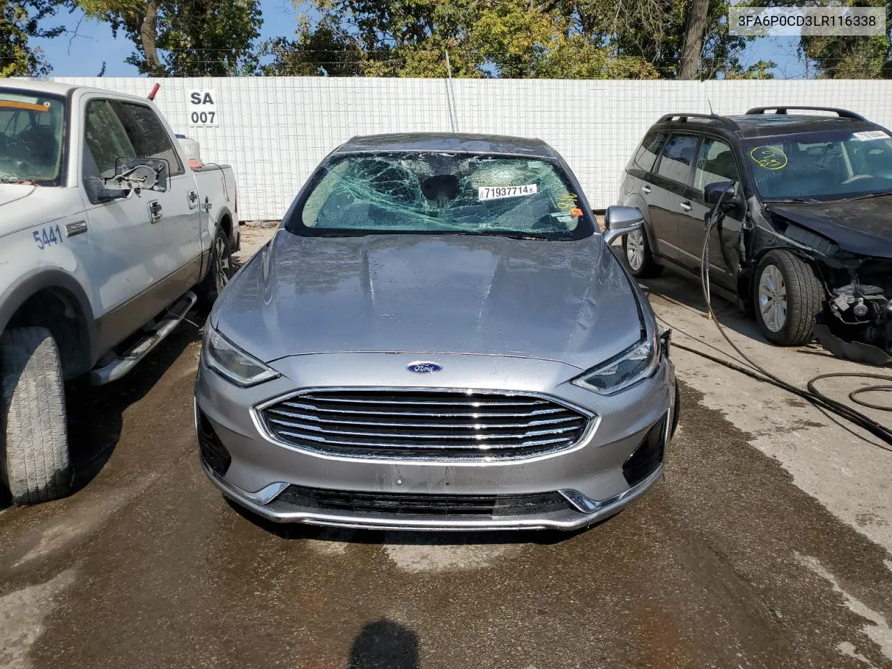 3FA6P0CD3LR116338 2020 Ford Fusion Sel