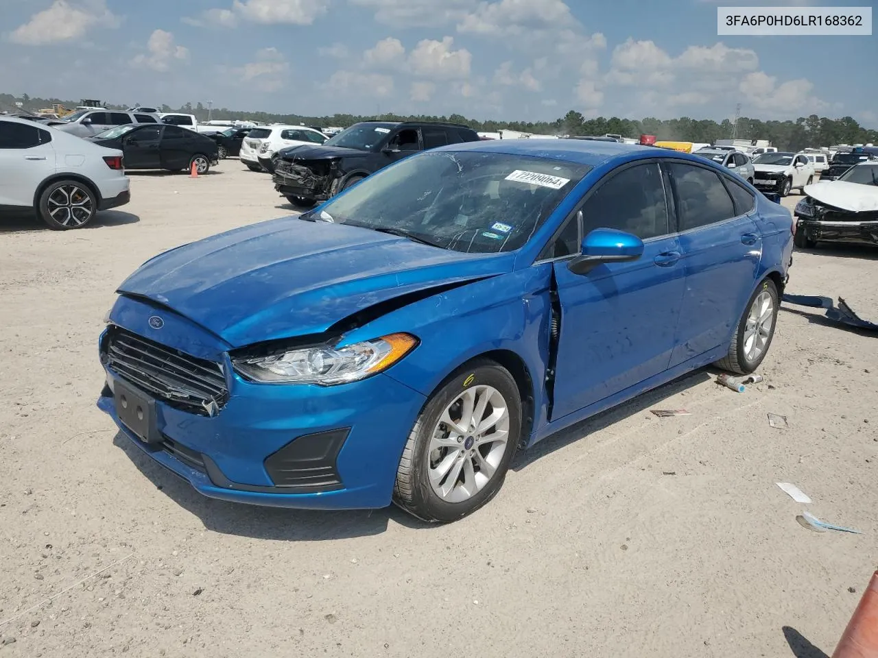 3FA6P0HD6LR168362 2020 Ford Fusion Se