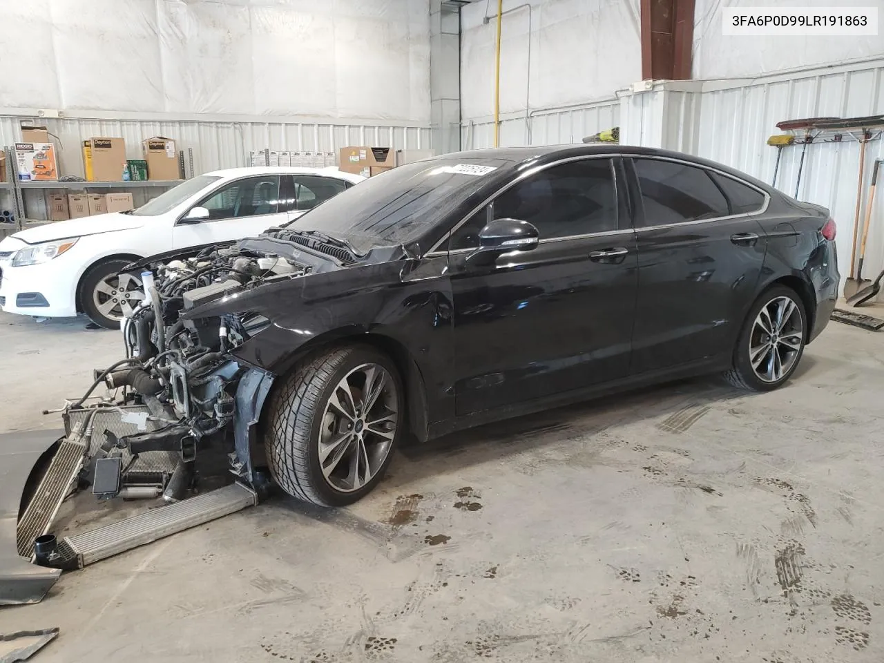 2020 Ford Fusion Titanium VIN: 3FA6P0D99LR191863 Lot: 72225124