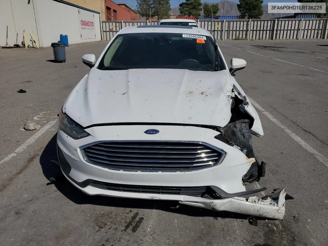 3FA6P0HD1LR136225 2020 Ford Fusion Se