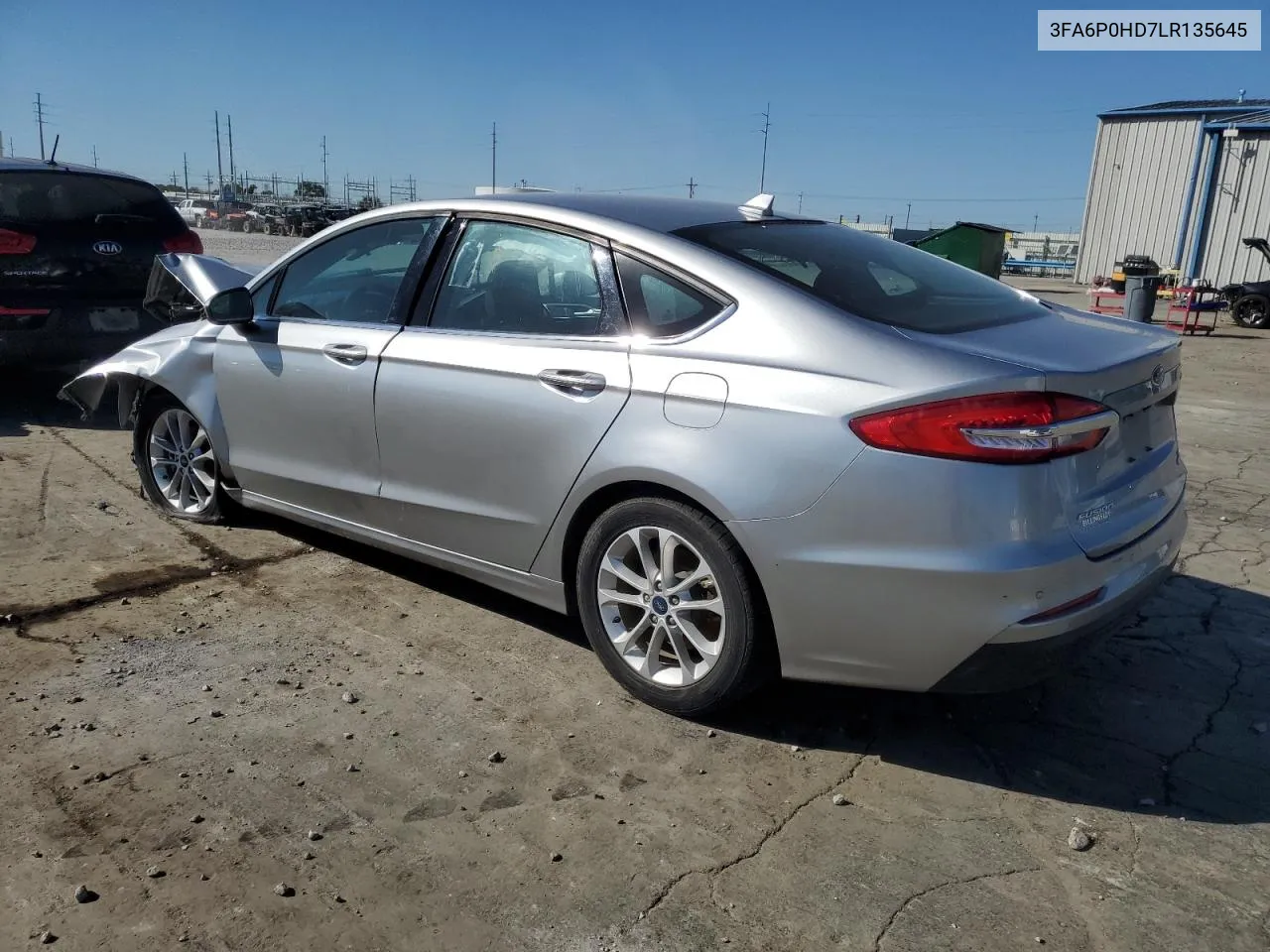 3FA6P0HD7LR135645 2020 Ford Fusion Se