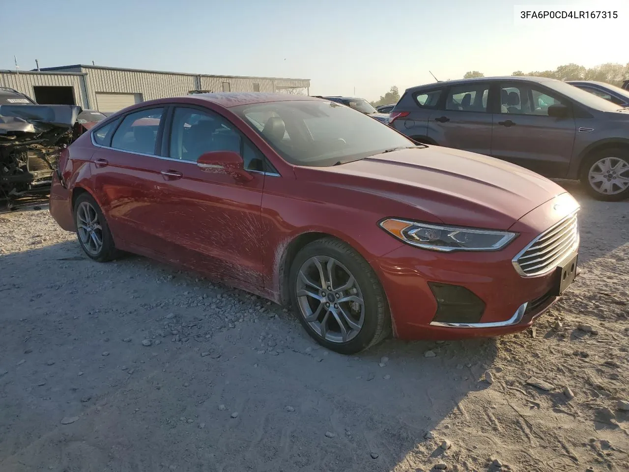 3FA6P0CD4LR167315 2020 Ford Fusion Sel