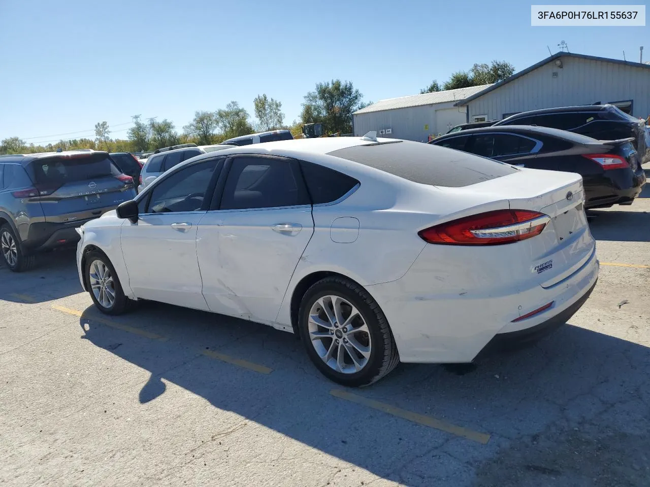 2020 Ford Fusion Se VIN: 3FA6P0H76LR155637 Lot: 74584744