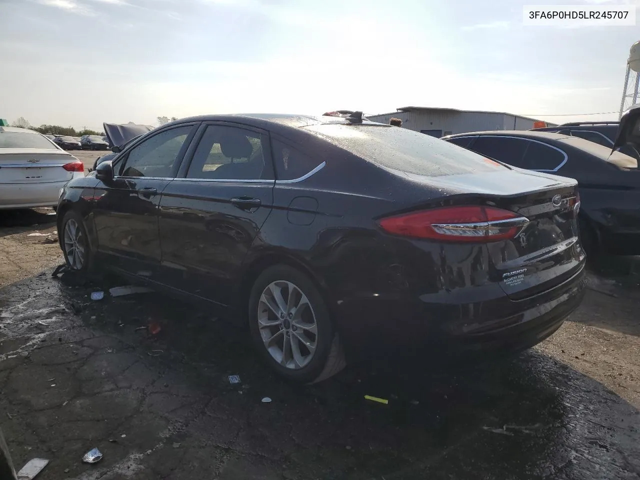 2020 Ford Fusion Se VIN: 3FA6P0HD5LR245707 Lot: 75349574