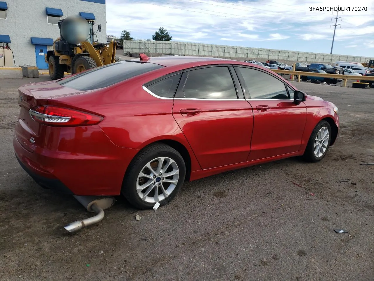 2020 Ford Fusion Se VIN: 3FA6P0HD0LR170270 Lot: 76629254