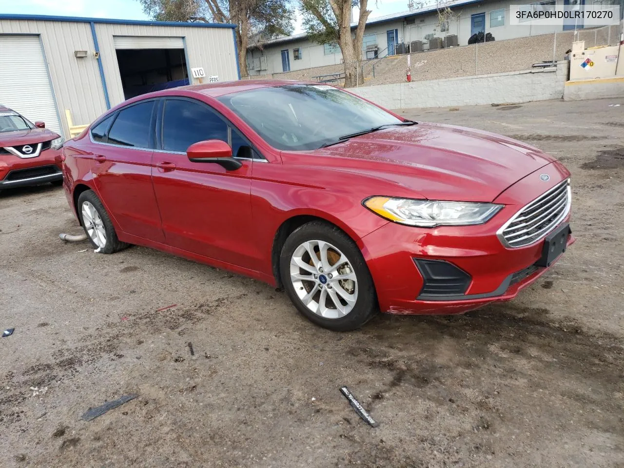 2020 Ford Fusion Se VIN: 3FA6P0HD0LR170270 Lot: 76629254