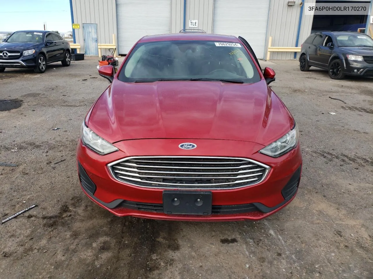 2020 Ford Fusion Se VIN: 3FA6P0HD0LR170270 Lot: 76629254