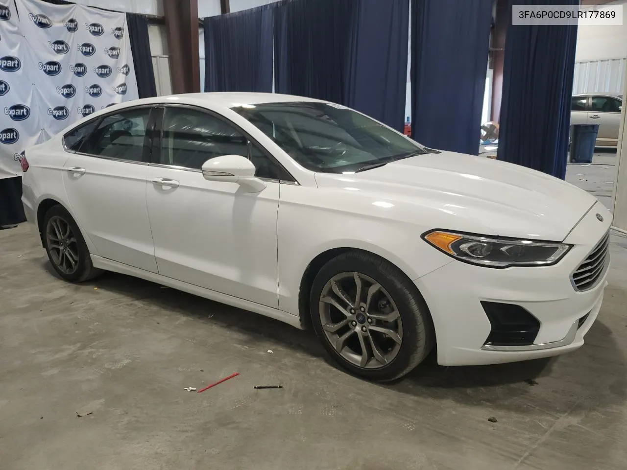 2020 Ford Fusion Sel VIN: 3FA6P0CD9LR177869 Lot: 76735654