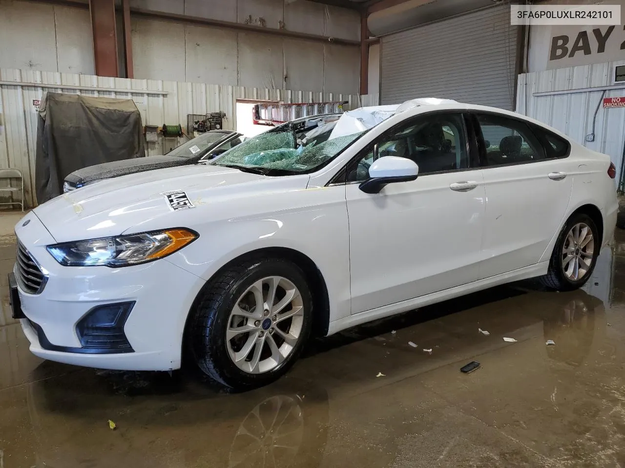 2020 Ford Fusion Se VIN: 3FA6P0LUXLR242101 Lot: 76744574