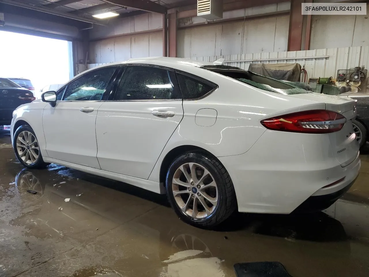 2020 Ford Fusion Se VIN: 3FA6P0LUXLR242101 Lot: 76744574