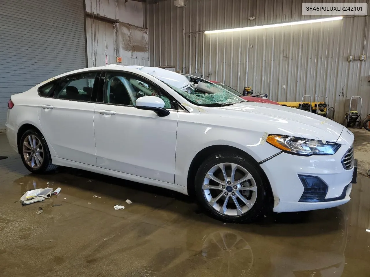 2020 Ford Fusion Se VIN: 3FA6P0LUXLR242101 Lot: 76744574