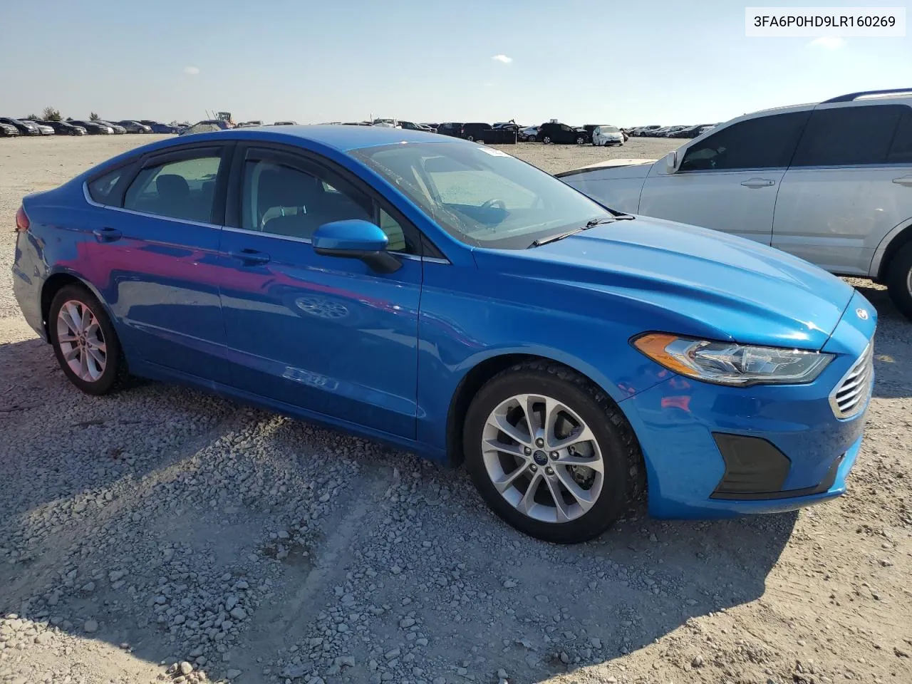 2020 Ford Fusion Se VIN: 3FA6P0HD9LR160269 Lot: 77935374