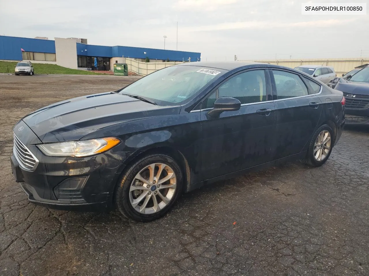 2020 Ford Fusion Se VIN: 3FA6P0HD9LR100850 Lot: 78070374