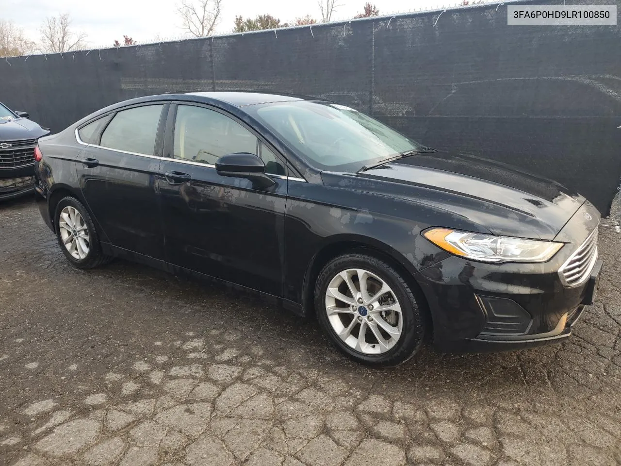 2020 Ford Fusion Se VIN: 3FA6P0HD9LR100850 Lot: 78070374