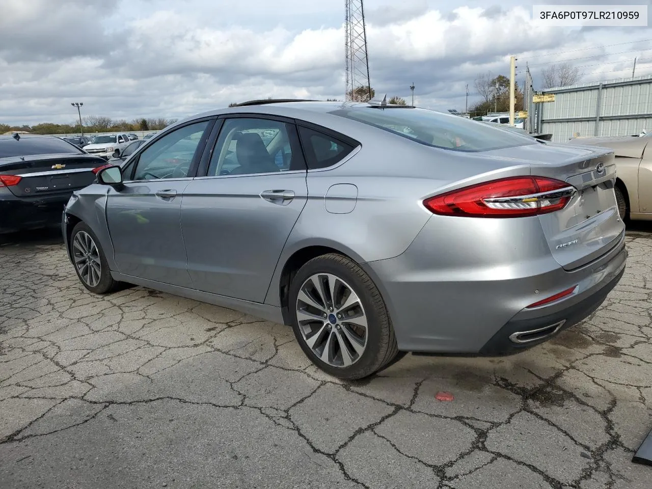 2020 Ford Fusion Se VIN: 3FA6P0T97LR210959 Lot: 78205854