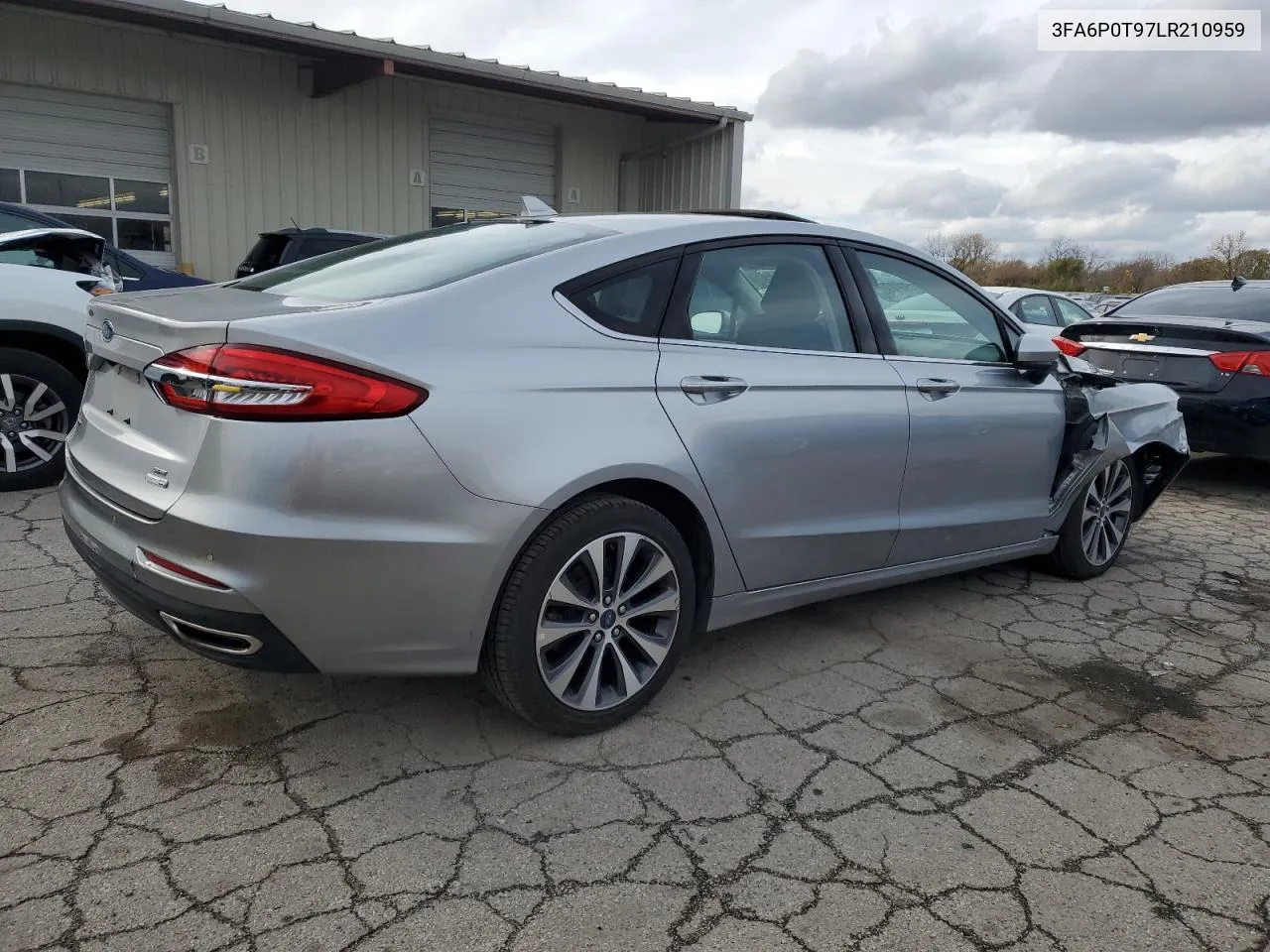 2020 Ford Fusion Se VIN: 3FA6P0T97LR210959 Lot: 78205854