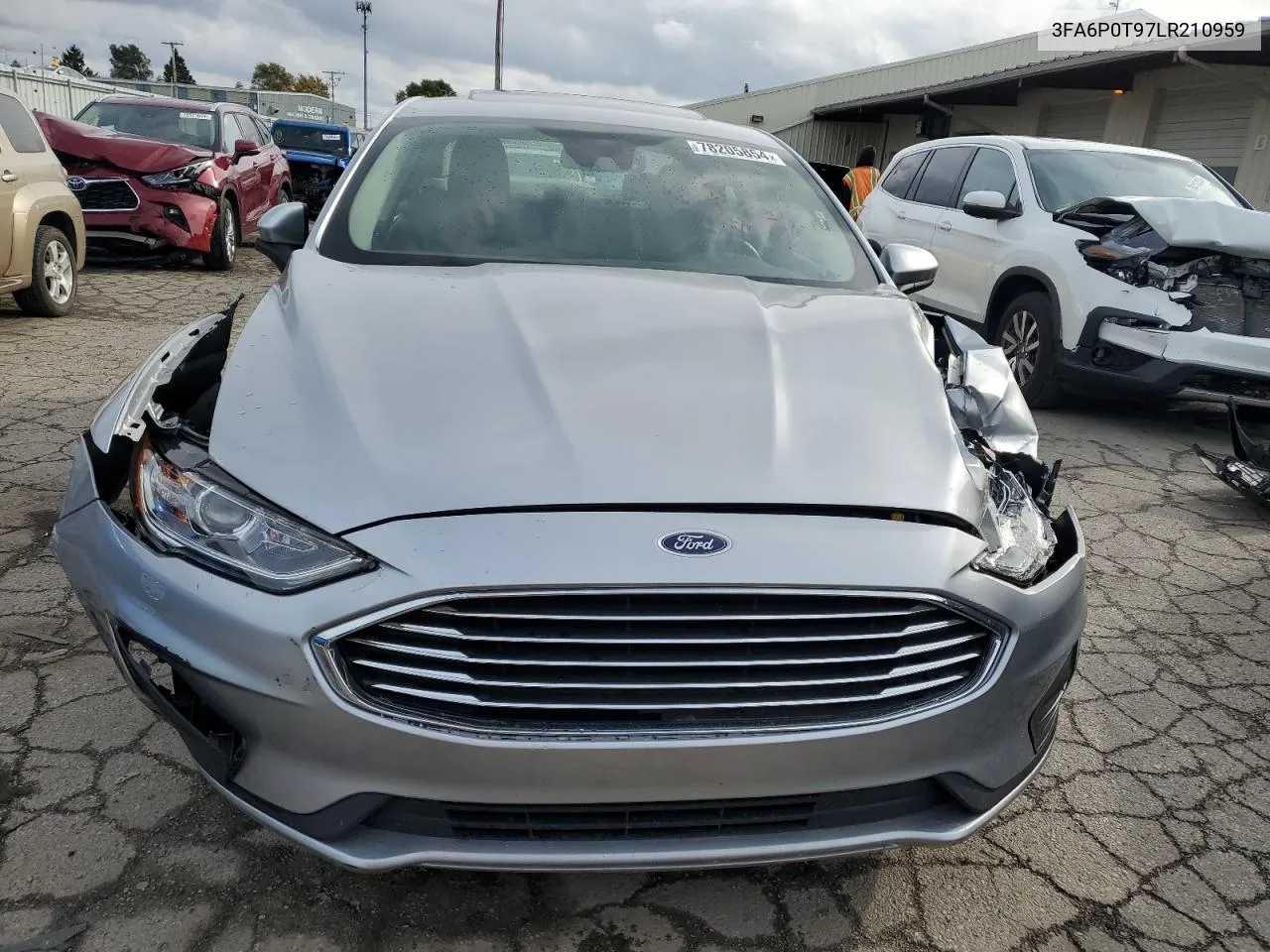 2020 Ford Fusion Se VIN: 3FA6P0T97LR210959 Lot: 78205854