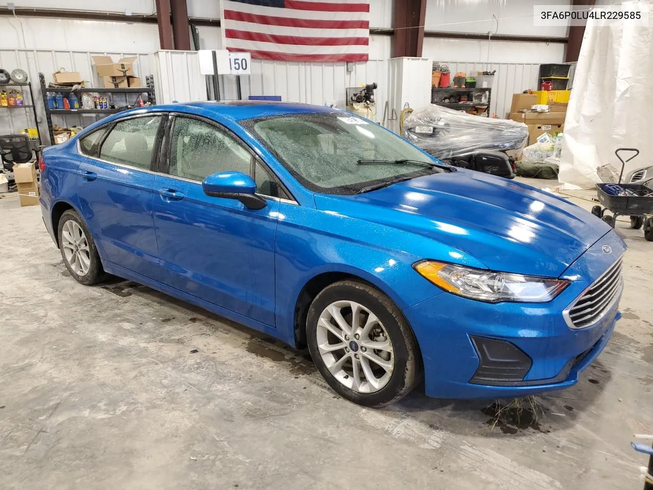 2020 Ford Fusion Se VIN: 3FA6P0LU4LR229585 Lot: 78459914