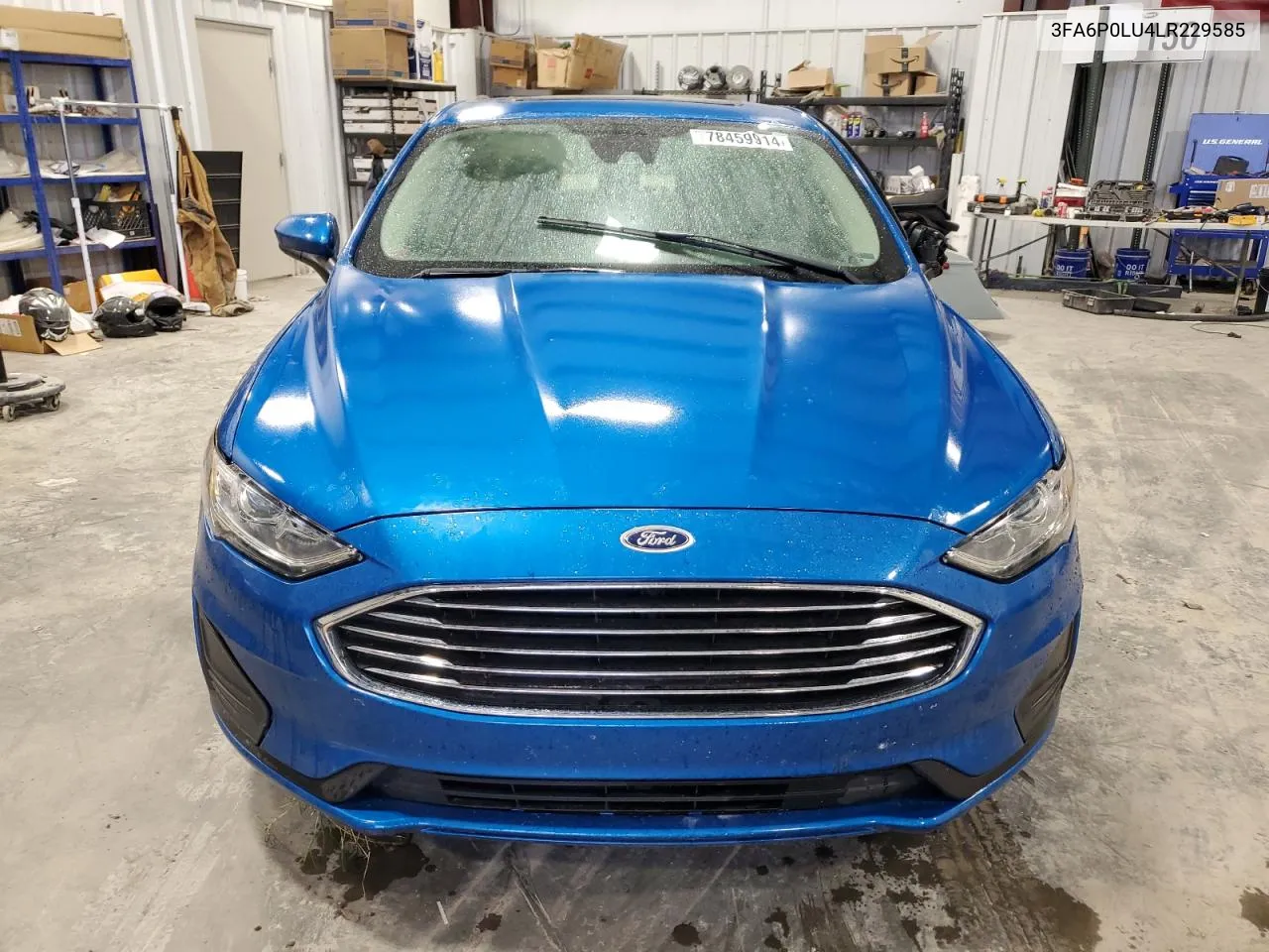 2020 Ford Fusion Se VIN: 3FA6P0LU4LR229585 Lot: 78459914