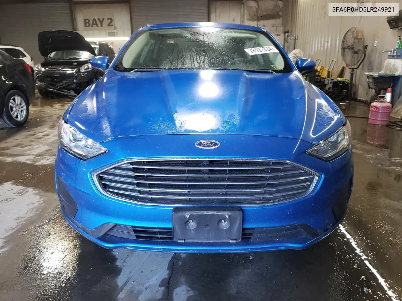 2020 Ford Fusion Se VIN: 3FA6P0HD5LR249921 Lot: 78495034