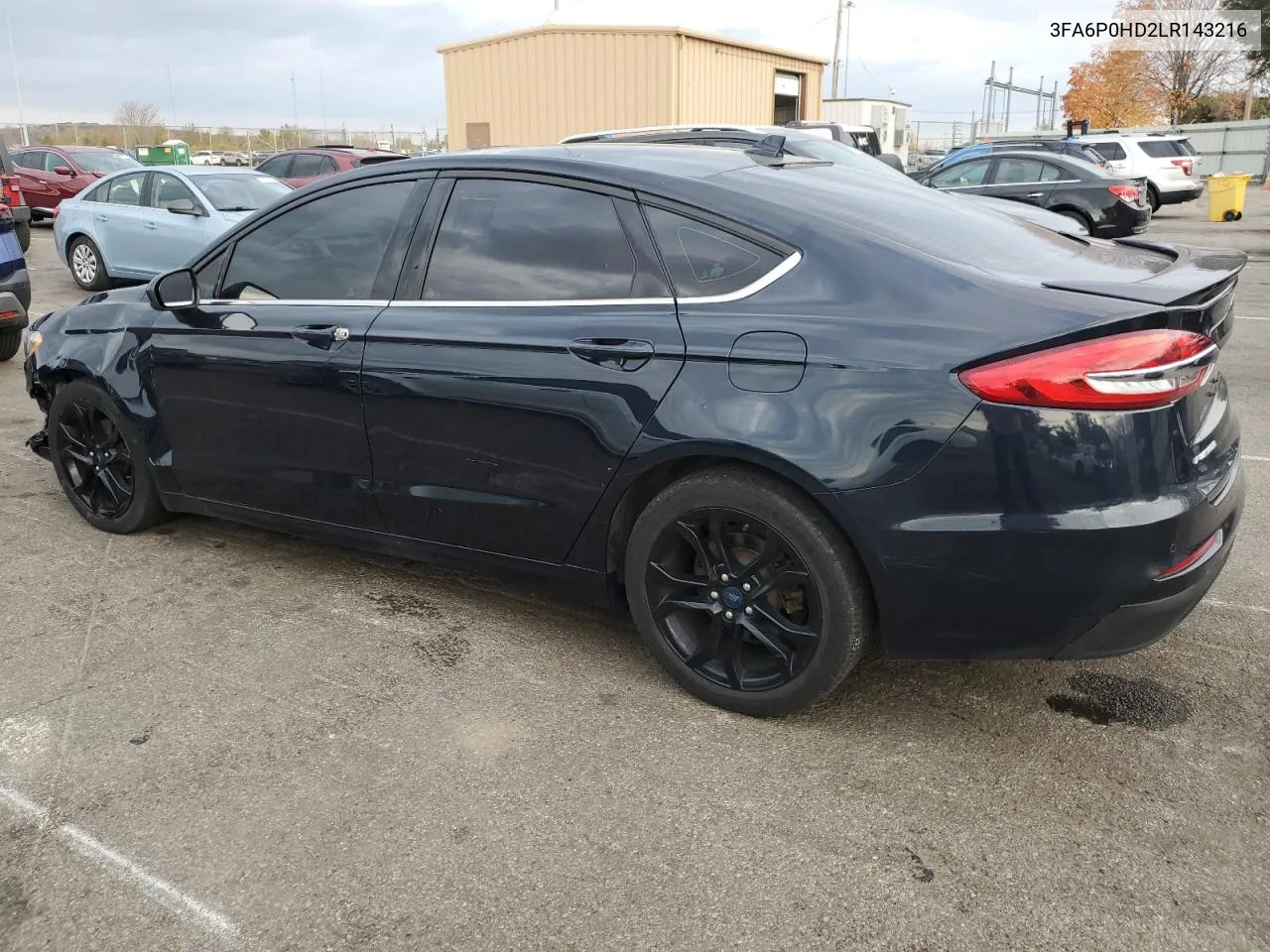 2020 Ford Fusion Se VIN: 3FA6P0HD2LR143216 Lot: 78647944