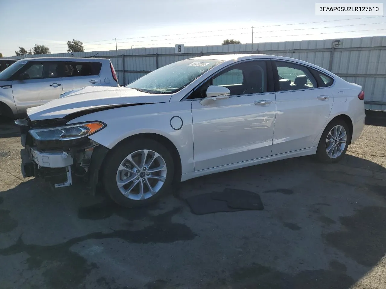 2020 Ford Fusion Titanium VIN: 3FA6P0SU2LR127610 Lot: 78730134