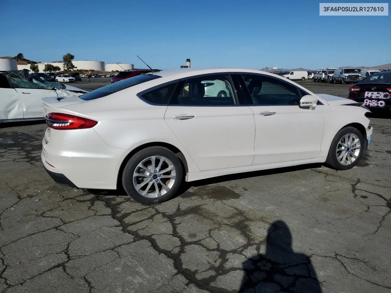 2020 Ford Fusion Titanium VIN: 3FA6P0SU2LR127610 Lot: 78730134