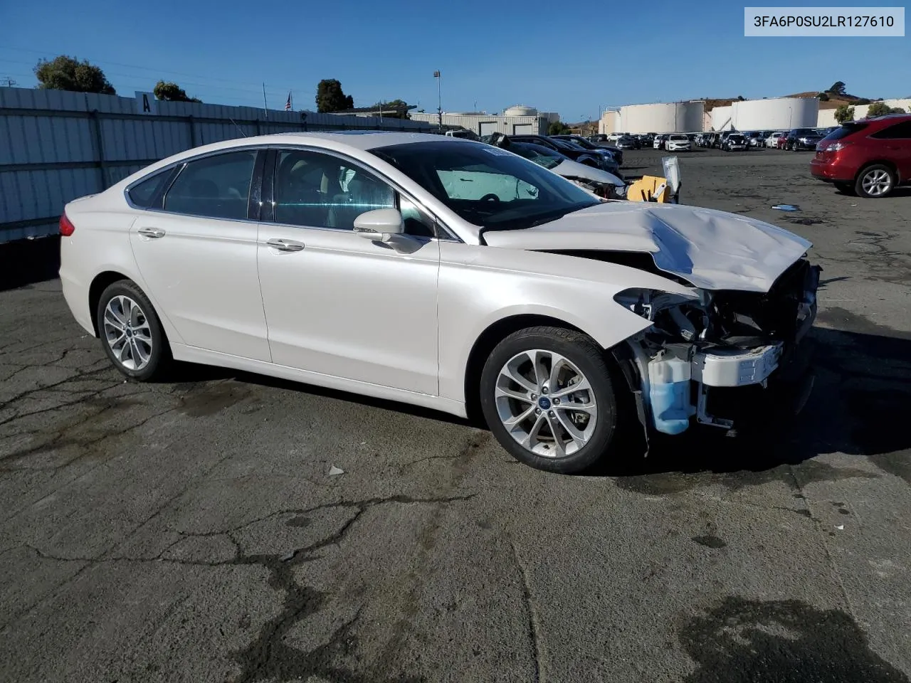 2020 Ford Fusion Titanium VIN: 3FA6P0SU2LR127610 Lot: 78730134