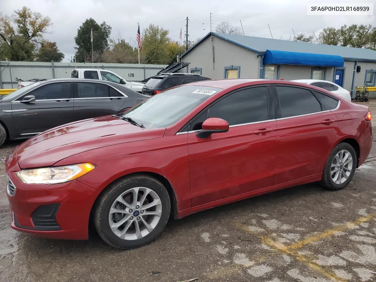 2020 Ford Fusion Se VIN: 3FA6P0HD2LR168939 Lot: 78816664