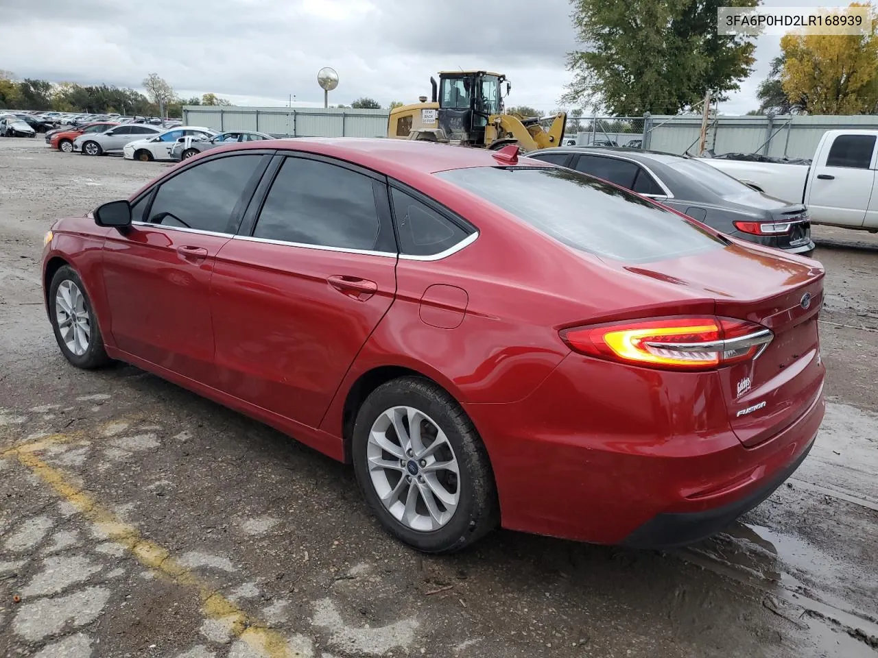 2020 Ford Fusion Se VIN: 3FA6P0HD2LR168939 Lot: 78816664