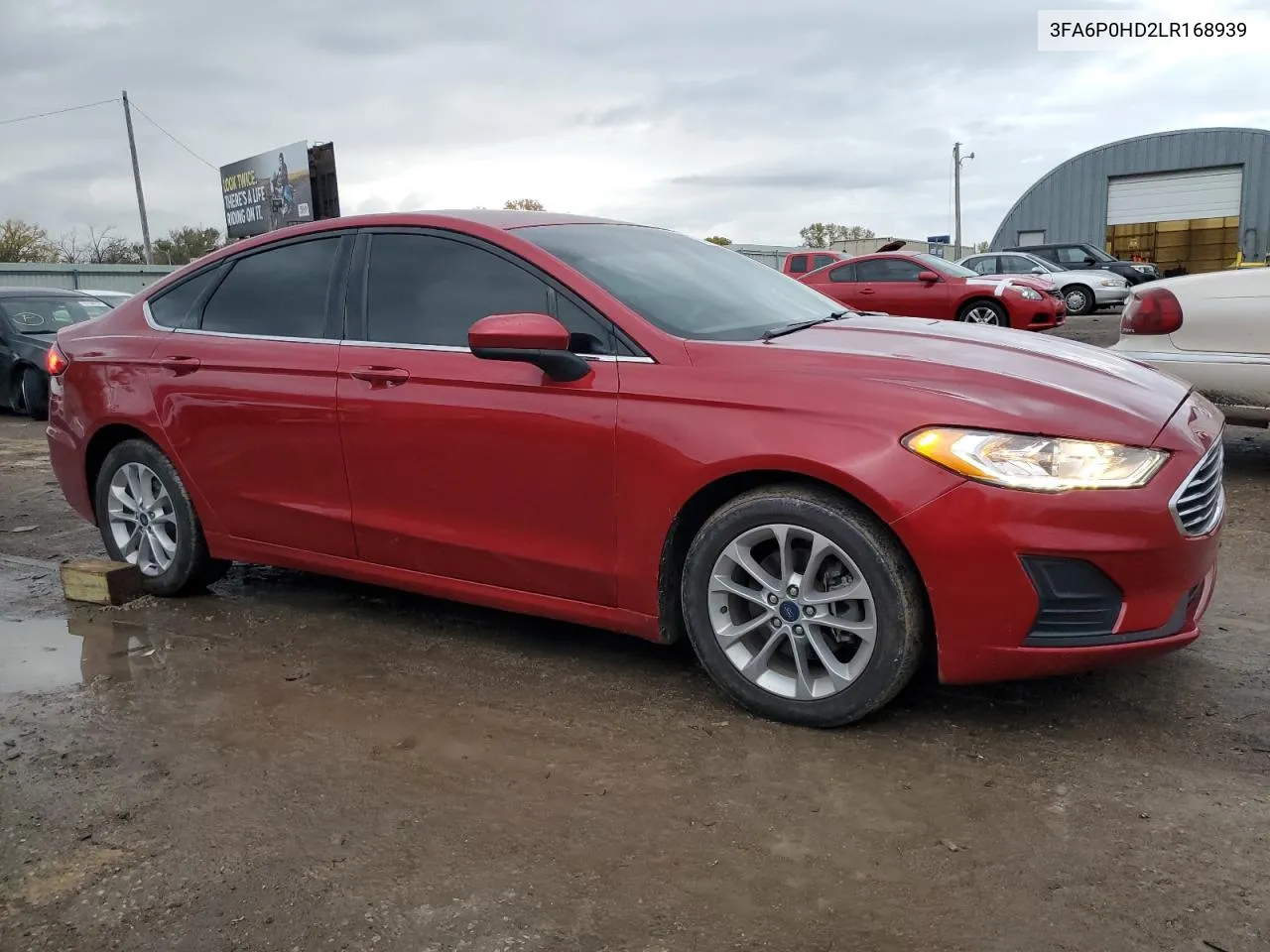 2020 Ford Fusion Se VIN: 3FA6P0HD2LR168939 Lot: 78816664