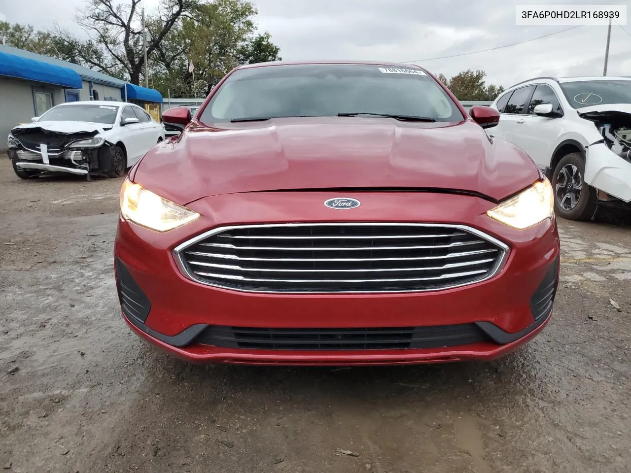 2020 Ford Fusion Se VIN: 3FA6P0HD2LR168939 Lot: 78816664