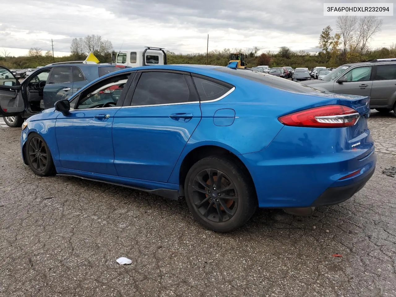 2020 Ford Fusion Se VIN: 3FA6P0HDXLR232094 Lot: 79012024