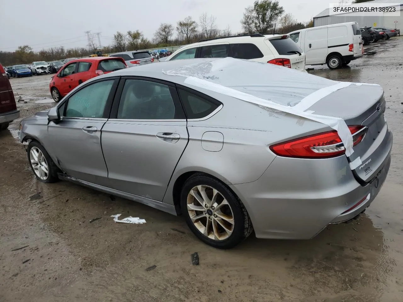 2020 Ford Fusion Se VIN: 3FA6P0HD2LR138923 Lot: 79298214