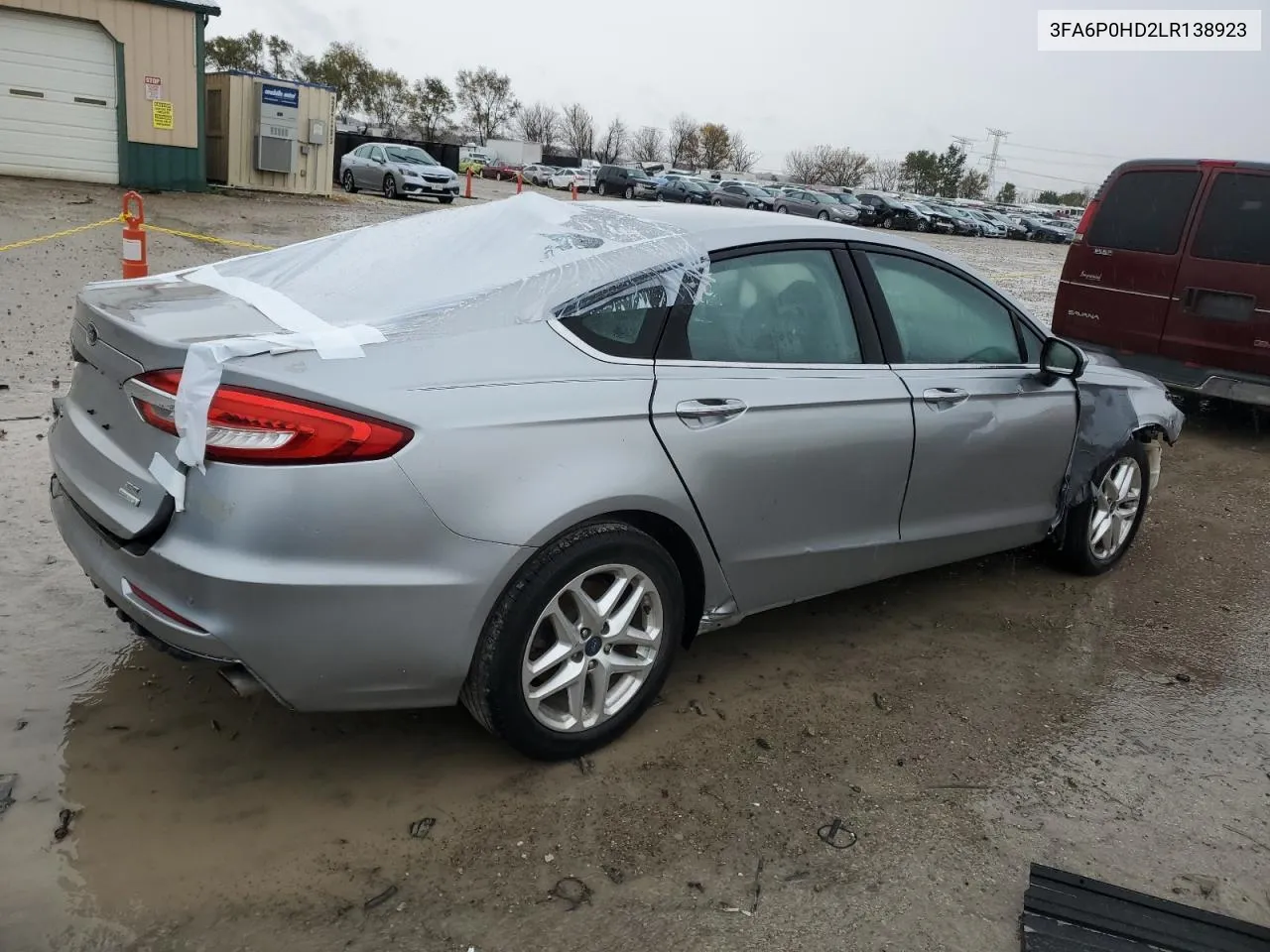 2020 Ford Fusion Se VIN: 3FA6P0HD2LR138923 Lot: 79298214