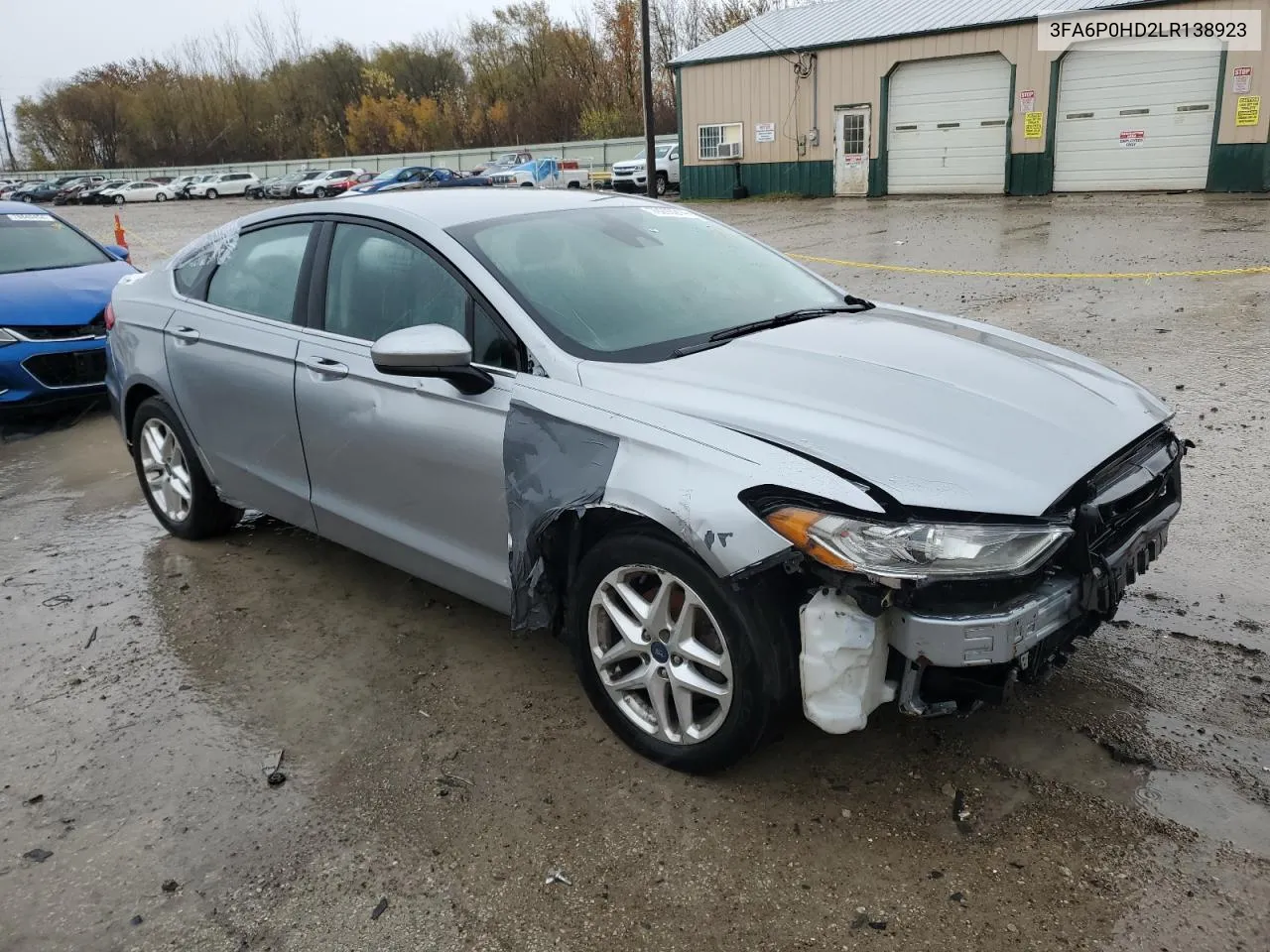 2020 Ford Fusion Se VIN: 3FA6P0HD2LR138923 Lot: 79298214