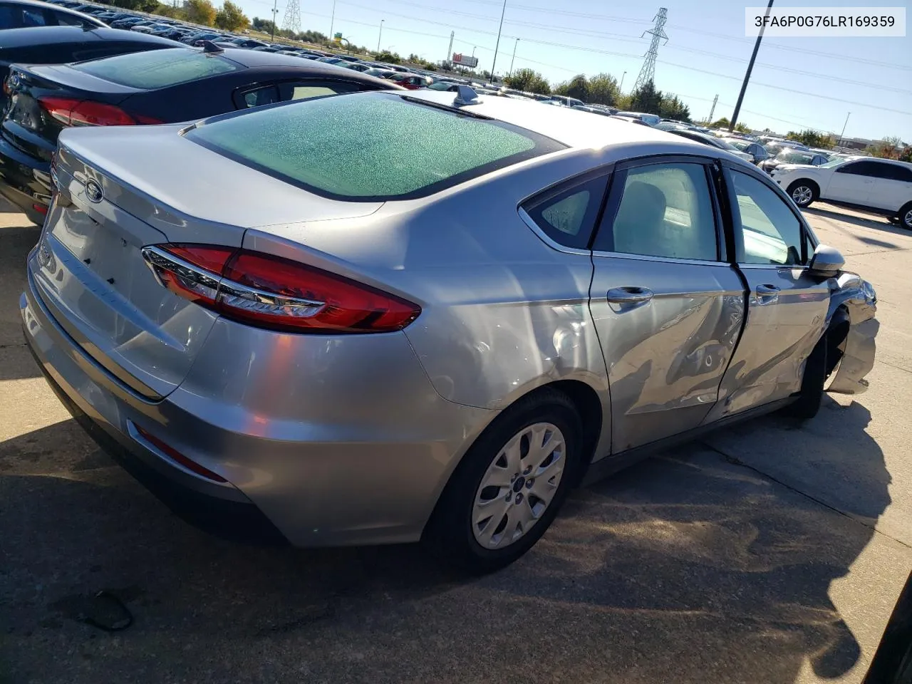 2020 Ford Fusion S VIN: 3FA6P0G76LR169359 Lot: 79482554