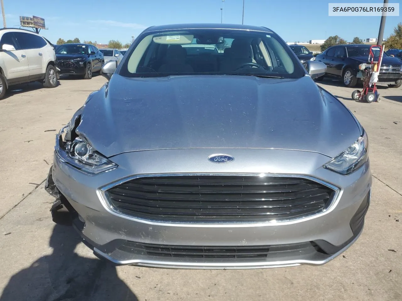 2020 Ford Fusion S VIN: 3FA6P0G76LR169359 Lot: 79482554