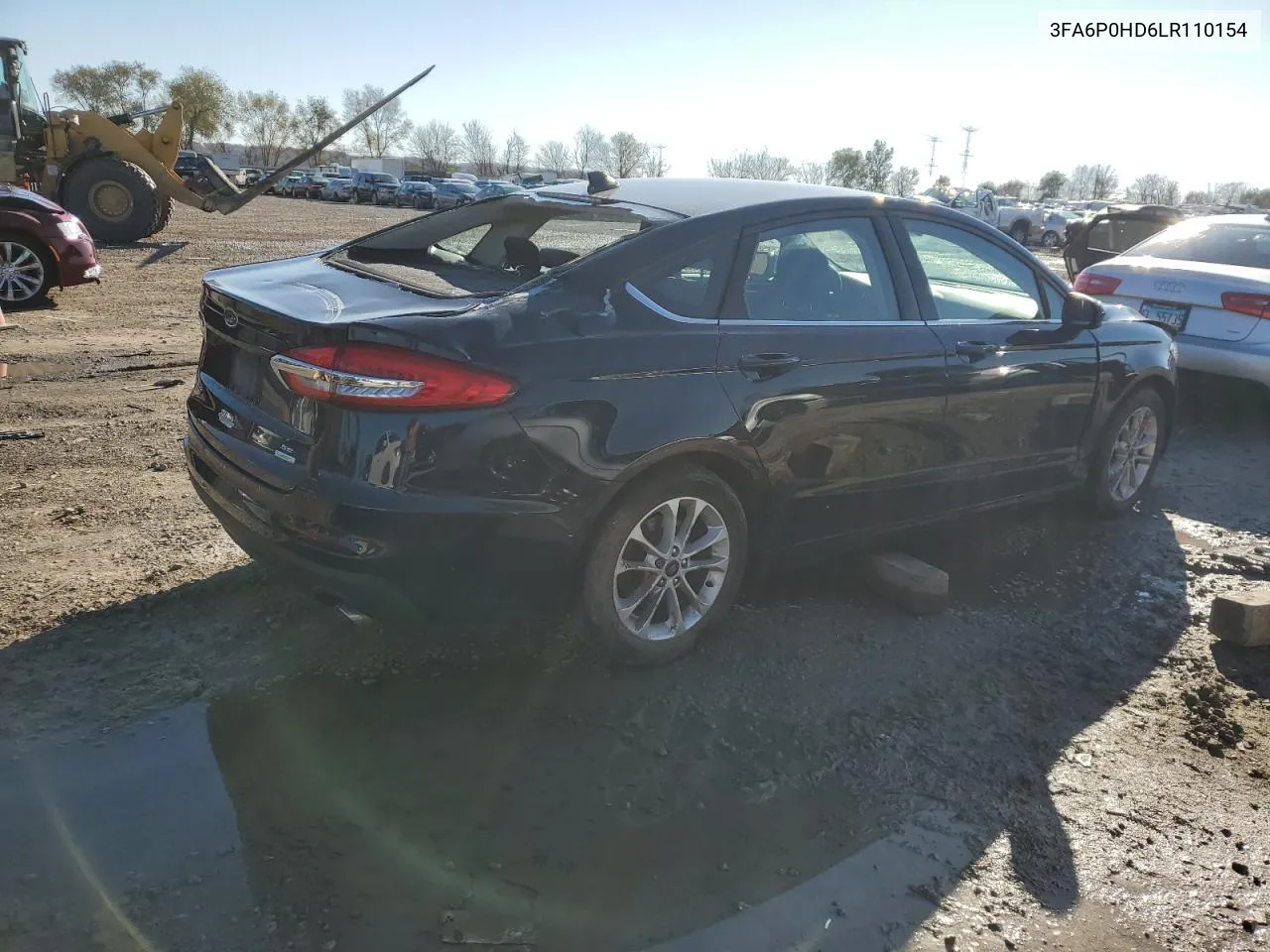 2020 Ford Fusion Se VIN: 3FA6P0HD6LR110154 Lot: 79950144