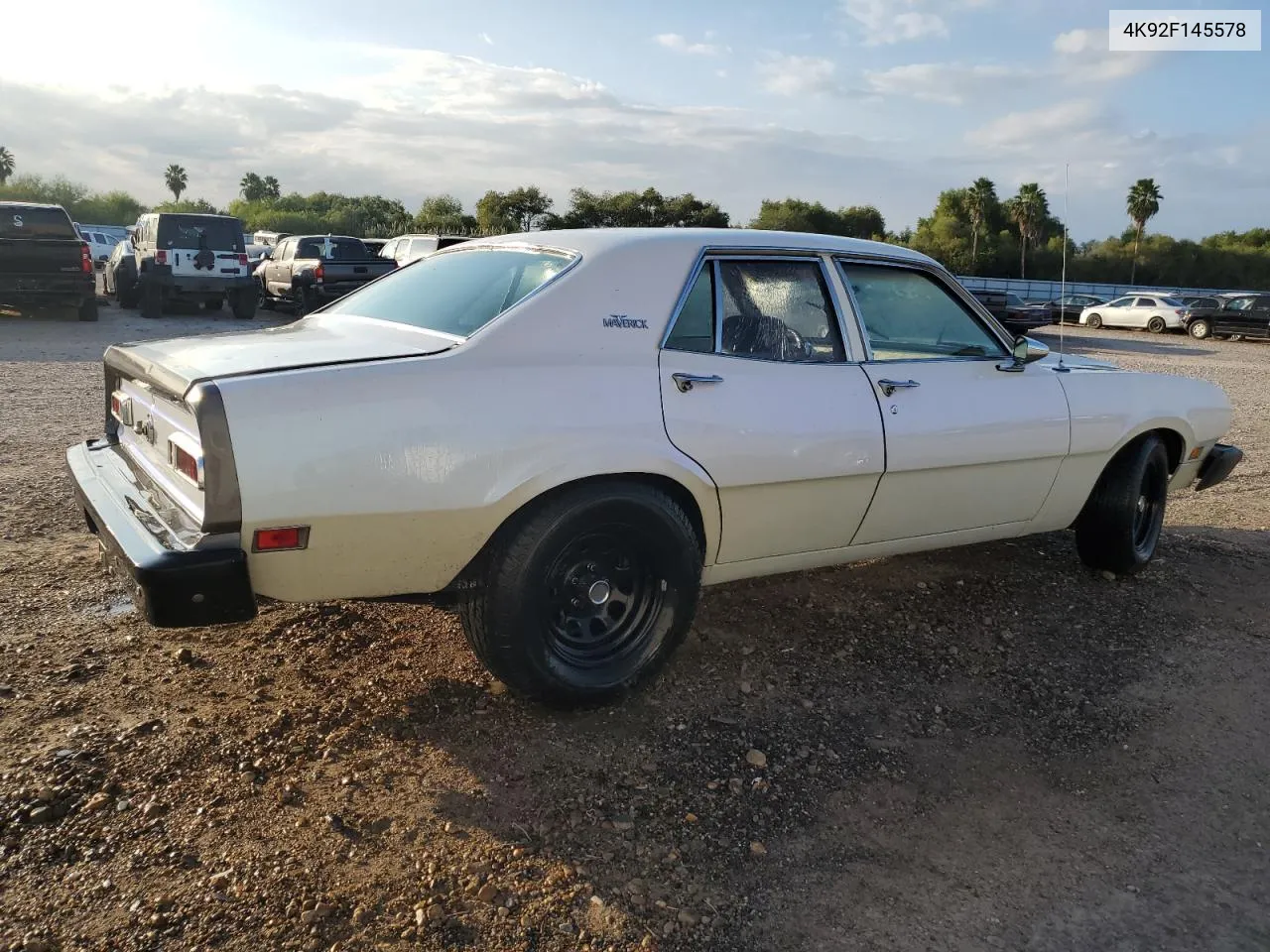 1974 Ford Maverick VIN: 4K92F145578 Lot: 80092884