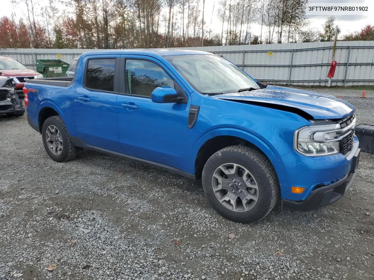 2022 Ford Maverick Xl VIN: 3FTTW8F97NRB01902 Lot: 76567744