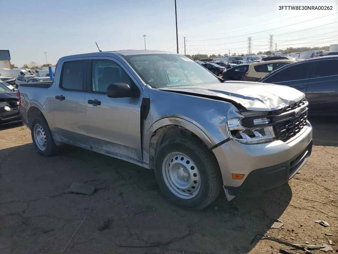 2022 Ford Maverick Xl VIN: 3FTTW8E30NRA00262 Lot: 76600984