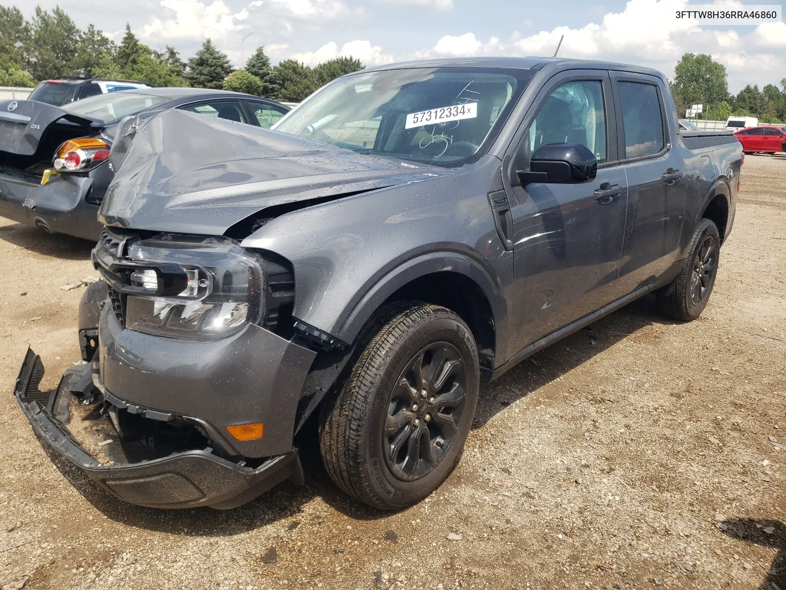 2024 Ford Maverick Xlt VIN: 3FTTW8H36RRA46860 Lot: 75620874