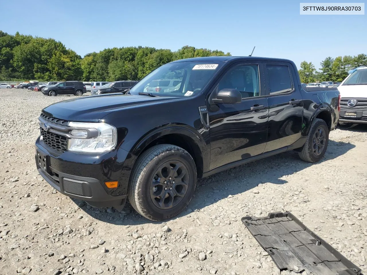 2024 Ford Maverick Xlt VIN: 3FTTW8J90RRA30703 Lot: 70174634