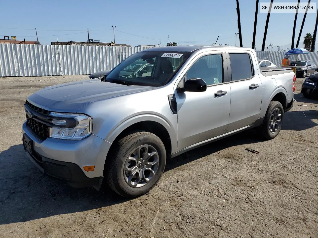 2024 Ford Maverick Xlt VIN: 3FTTW8H34RRA15249 Lot: 71956314