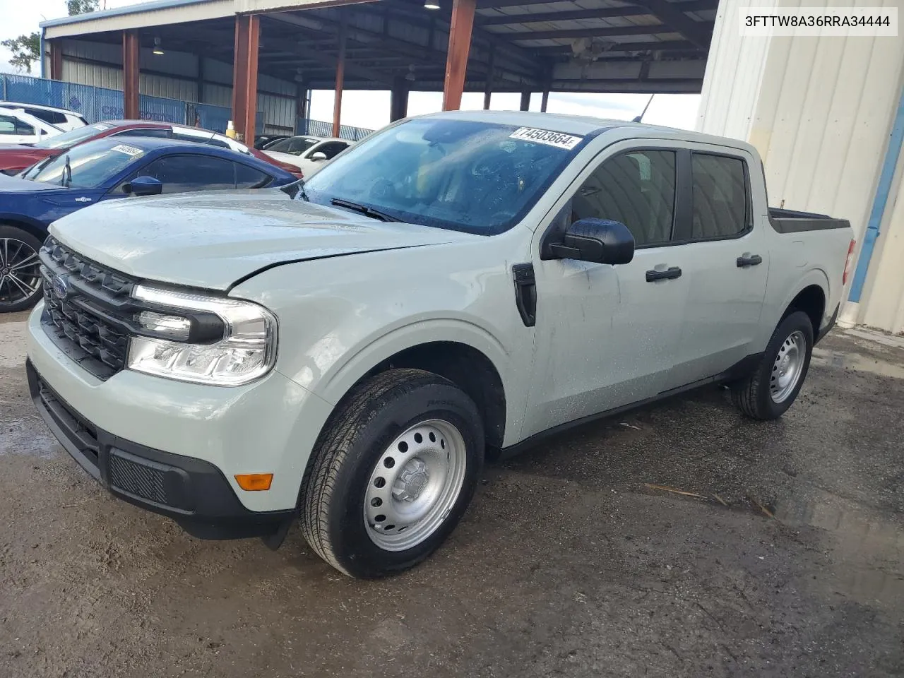 2024 Ford Maverick Xl VIN: 3FTTW8A36RRA34444 Lot: 74503664