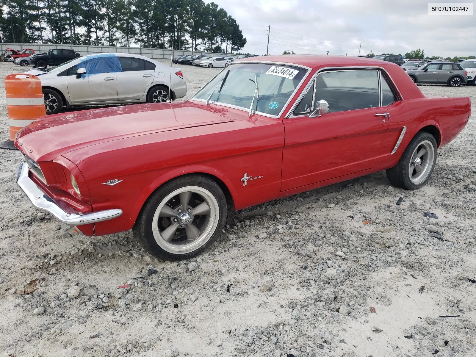 5F07U102447 1965 Ford Mustang