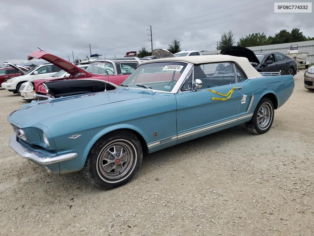 1965 Ford Mustang VIN: 5F08C774332 Lot: 73866924