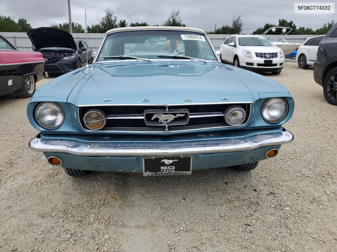 1965 Ford Mustang VIN: 5F08C774332 Lot: 73866924